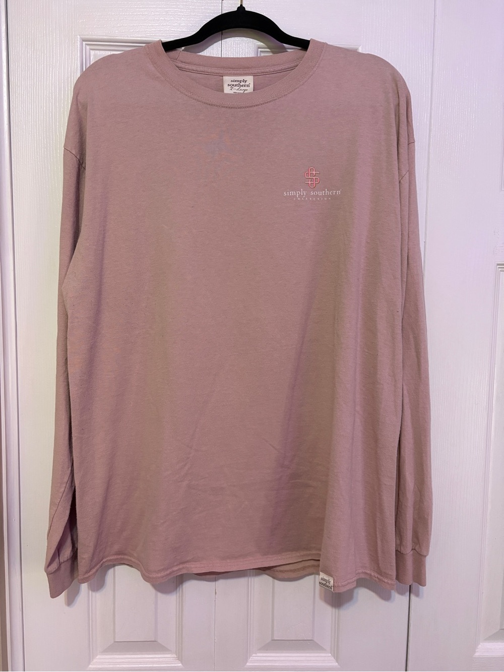 Simply Southern Women’s Long-Sleeve Tee in Dusty Rose